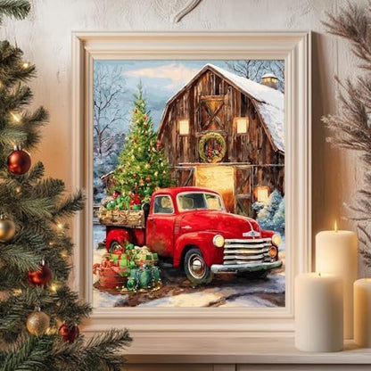 Reivworl Christmas Paint by Numbers Kit for Adults Beginner 16×20 inch - Image 3