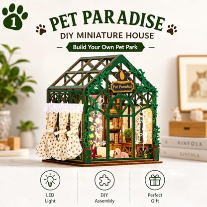 Miniature Dollhouse Kit, DIY Mini House Kit for Adult - Image 2