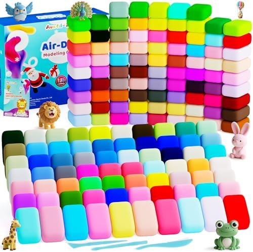 Aestd-ST Air Dry Clay 156 Colors, Modeling Clay for Kids, DIY Magic Clay by Aestd-STqualityclay