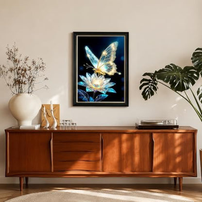 Light and Butterfly Stamped Cross Stitch Kits for Beginner 12x16 Inch - Image 5