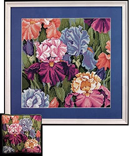 Bucilla Iris Paradise Needlepoint Kit by Bucilla