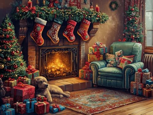 Christmas Diamond Art Kits for Adults, Diamond Art Painting Kits for Adults by croshom