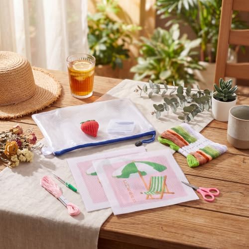 XunYee Needlepoint Canvas Kit, Palm Beach Chaise - Image 6