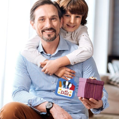 ceiba tree Father's Day Card Making Kits for Kids Happy Father's Day DIY Crafts Cards with Envelopes and Stickers 18Pcs Make Your Own Handmade Crafts Cards for Classroom School Activities - Image 7