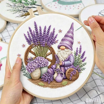 niurenmaoyi Gnome Embroidery Kit for Beginners,Sewing Kit for Adults - Image 5