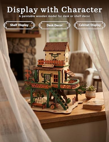 BOOZUU 3D Wooden Treehouse Puzzle for Adults - Image 5