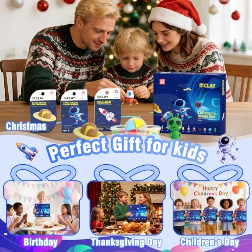 LOUFOR Air Dry Clay Kits for Kids, 12 Boxes - Image 4