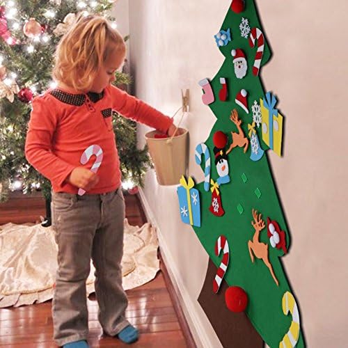 Aytai DIY Felt Christmas Tree for Toddlers, Hanging Christmas Decorations by OurWarm