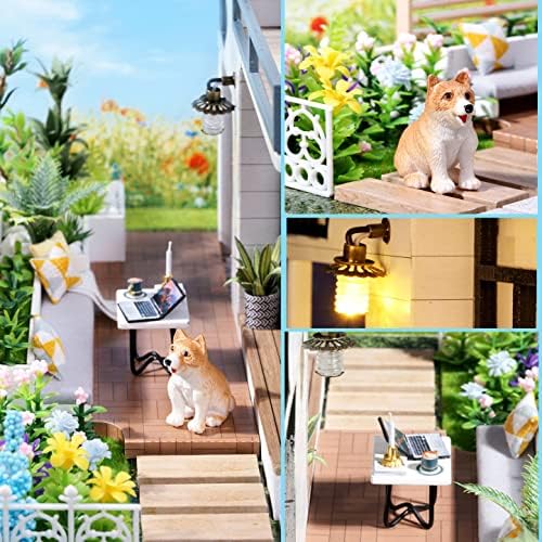 Spilay DIY Miniature House Kit for Adults, Miniature Dollhouse Kit - Image 5