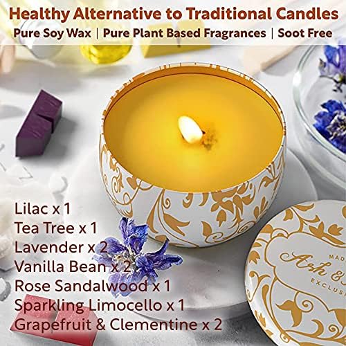 ASH & HARRY Premium Soy Candle Making Kit for Adults, Complete Gift Set with 10 Premium Tins & Jars, DIY Starter Candle Making Supplies, Perfect Home Decorations Holiday Gift Which Makes 10 Candles - Image 4