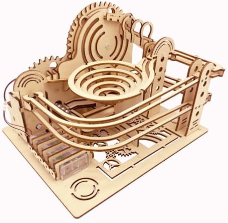 Wooden 3D Puzzle for Adults DIY Model Kit Wood Crafts Kit Mechanical Puzzle for Adult Age 14+ Years Old by IQIETOY