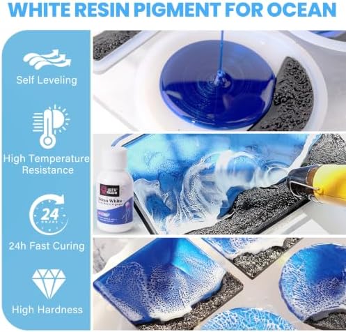 LET'S RESIN 1 Gallon Epoxy Resin Kit with Color Pigment, Clear Resin Kit - Image 4