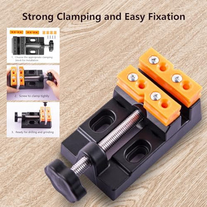 Cordless Resin Polishing Kit,Electric Resin Drill for Resin Casting Molds,Resin Tool with Mini Vice&143 Pcs Accessories,Resin Sander&Polishing Kit for Drilling,Carving,Polishing,Jewelry Making - Image 4