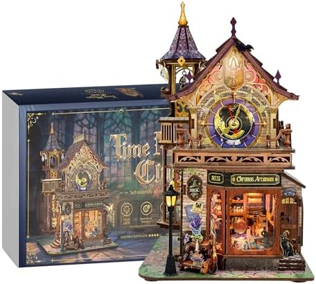 Time Magic Club Miniature House Kit 3D Wooden Puzzle for Adults - Image 6