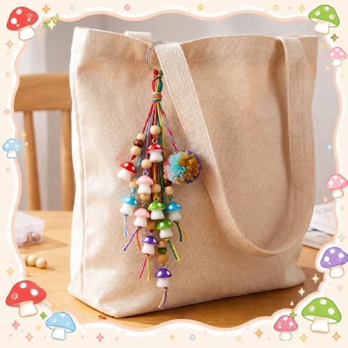 Jetec 50 Pieces DIY Mushroom Resin Charm Pendant Jewelry Finding Charm DIY Decor Making Resin for Women Bracelet Necklace Earrings Keychain Craft - Image 7