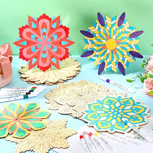 Cinnvoice 24 Pcs Mandala Painting Set for Adults - Image 4