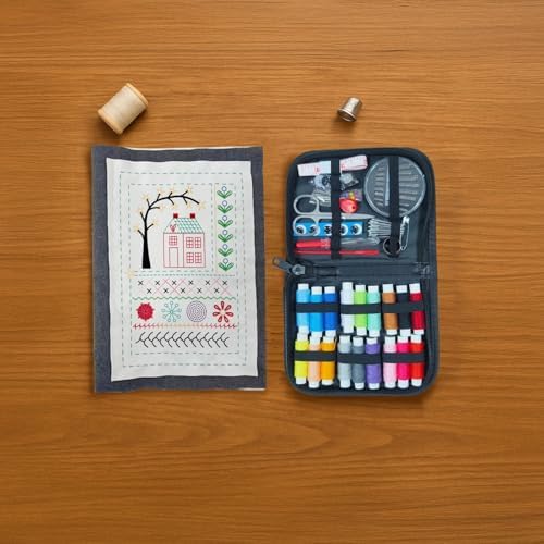 Chewtoyo Stitching Book Kit, Linen Fabric, English Instructions, Adults - Image 2