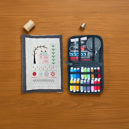 Chewtoyo Stitching Book Kit, Linen Fabric, English Instructions, Adults - Image 2