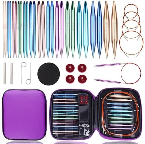 Yarniss 13 Pairs Circular Knitting Needle Set with Cable 3.0~10.0mm by Yarniss