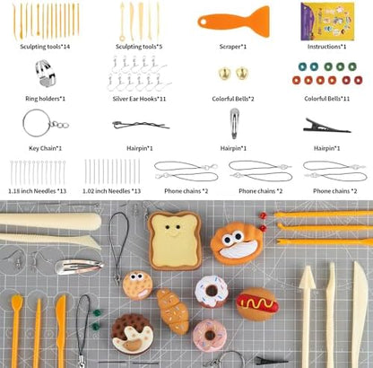 Aestd-ST Polymer Clay 92 Colors, Oven Bake Modeling Clay for Kids & Artists - Image 3