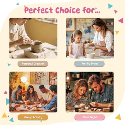 Ailifeer Air Dry Clay Tools Kits - Includes Premium Clay(4.4LBS) - Image 4