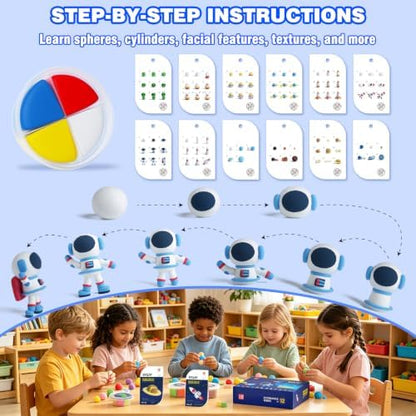 LOUFOR Air Dry Clay Kits for Kids, 12 Boxes - Image 5
