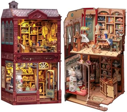 Fsolis Book Nook Kit - DIY Miniature House Kit for Adults by FsolisDIYDollhouse
