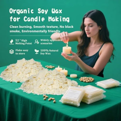 FAIRYELF Candle Making Kit for Adults, Soy Wax & Wax Melter, DIY Candle Kit - Image 3