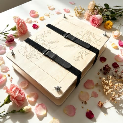 Extra Large Wooden Flower Press Kit– 15" x 11" Pressing Tool Set for Adults - Image 6