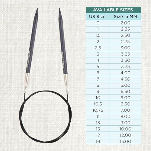 KnitPro Dreamz Fixed Circular Needles 40" (100cm) | US Size 10.5 (6.5mm) - Image 4