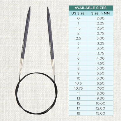 KnitPro Dreamz Fixed Circular Needles 40" (100cm) | US Size 10.5 (6.5mm) - Image 4