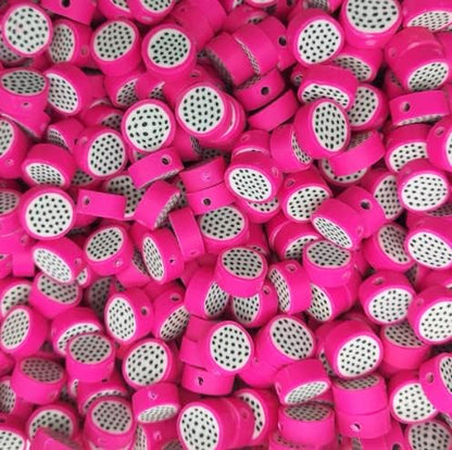 100pcs Dragon Fruit Polymer Clay Spacer Beads for Women Jewelry Making DIY Bracelet Necklace Hair Clip(Dragon Fruit) - Image 4