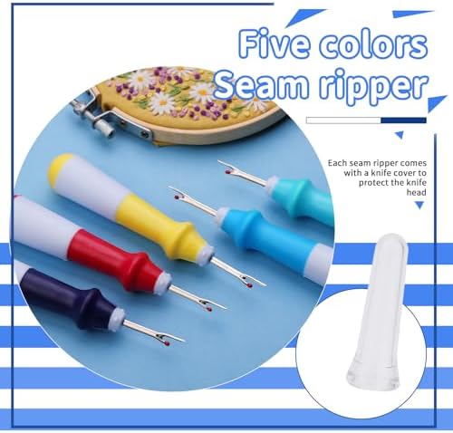 SOCNITC 65Pcs Stitch Remover Tool Kit Seam Ripper for Sewing and Embroidery - Image 4