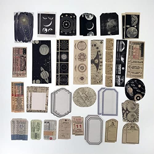 Esweny 200PCS Vintage Scrapbooking Supplies Kit for Journaling, Scrapbook Sticker Paper Pack for Junk Journal Planners Aesthetic Cottagecore Room Decor Wall Art Collage Album - Image 6
