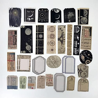 Esweny 200PCS Vintage Scrapbooking Supplies Kit for Journaling, Scrapbook Sticker Paper Pack for Junk Journal Planners Aesthetic Cottagecore Room Decor Wall Art Collage Album - Image 6
