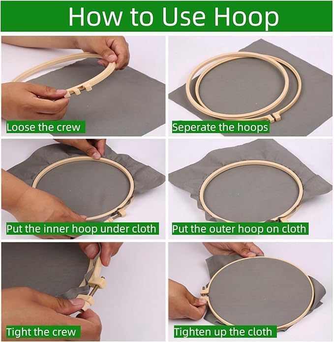 Punch Needle Kit for Beginners, Punch Stitching Kit for Adults, Needle Punch Kits for Adults with Pig Among Flowers Design, Ideal for DIY Crafts, Embroidery, Festival Decor, and Gifts for All Ages - Image 4