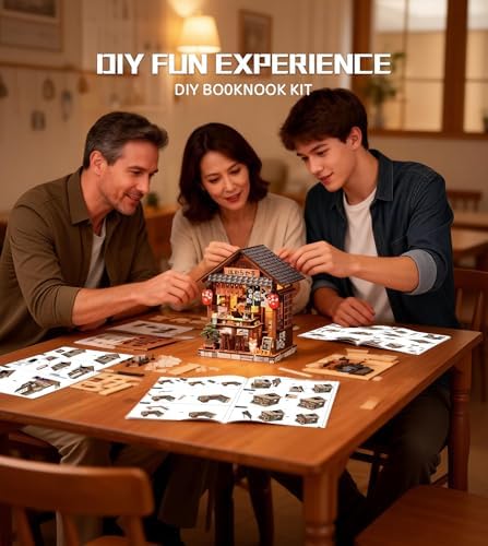 Spilay DIY Miniature House Kit for Adults, Mini Dollhouse & Book Nook Kit - Image 5