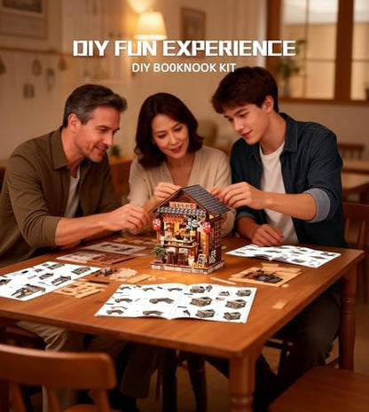Spilay DIY Miniature House Kit for Adults, Mini Dollhouse & Book Nook Kit - Image 5
