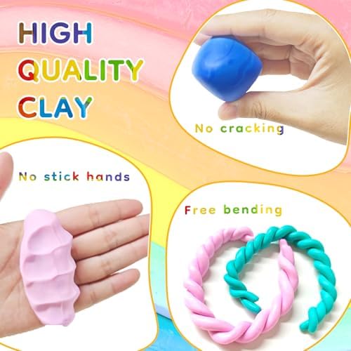 Artecho Polymer Clay Kit, 70 Colors Oven Bake Clay - Image 4