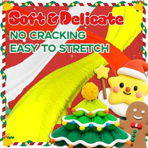 MuseLuxe Air Dry Clay - 12 Boxes Christmas Modeling Clay Kit - Image 4