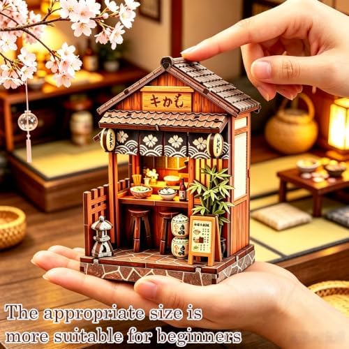 Book Nook Kit, DIY Miniature House Dollhouse Kit for Adults and Teens - Image 4