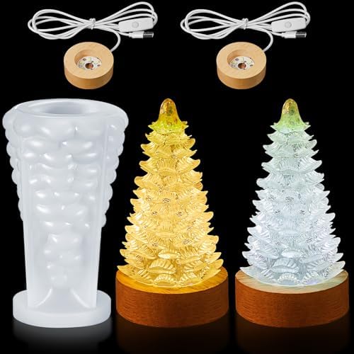 Honoson Light Resin Mold Set, USB Base, 2.6 x 4.3 Inches by Honoson