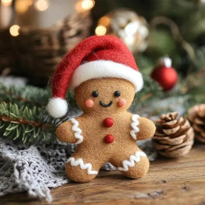 Handmade Felt Christmas Friends Collection, 2025 New Needle Felted Wool Animal Ornaments for Holiday Home Decor,Unique Xmas Tree Hanging Figurines & Stocking Stuffer Gifts for Friends Family - Image 5