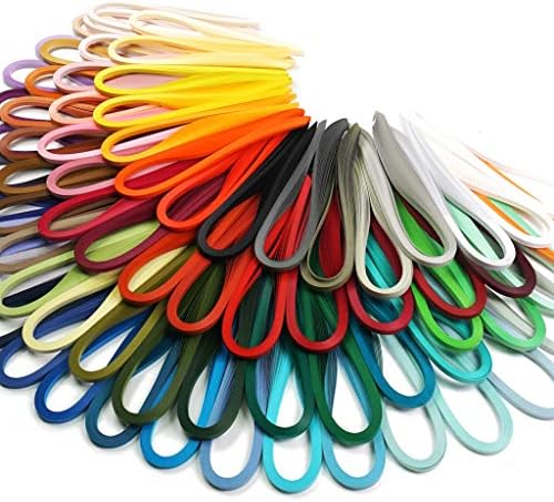 JUYA Quilling Strips Set 2880 Strips 72 Colors 5mm - Image 2