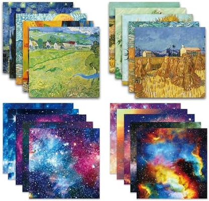 Origami Paper Kit 100 Sheets, 6x6 Inch Double Sided 40 Vivid Colored Paper - Image 2