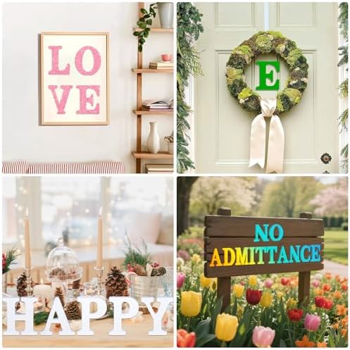 6 Inch White Wood Letters Unfinished Wooden Letters for Wall Decor Decorative Standing Letters Slices Sign Board Decoration for Craft Home Party Projects (I) - Image 7