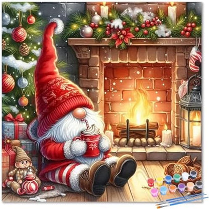 Christmas Paint by Number Kits for Adults, Paint by Numbers Kit for Adults by Unknown
