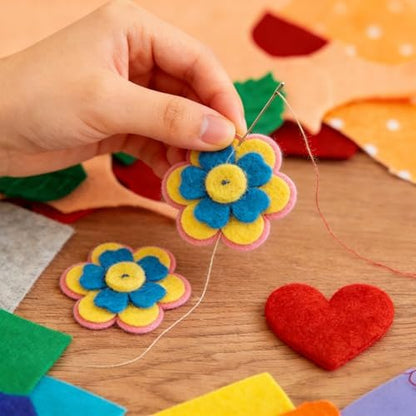 40 Pcs Felt Fabric Sheets 12 x 12 Inches Assorted Colors Felt Sheets for Crafts 1mm Thick Craft Felt Fabric Non Woven Fabric Squares Stiff Felt Sheets for Crafts DIY Patchwork Sewing Projects Supplies - Image 4