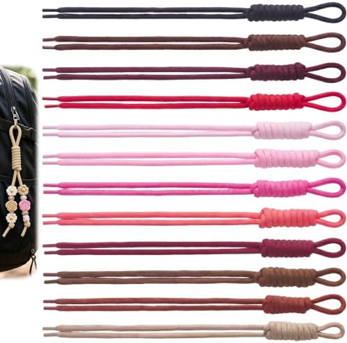 Paracord Rope Keychain, Paracord Keychain, Braided Cord Rope Bag Charm Key Chain Lanyard for Purse Backpack Handbag by Unknown