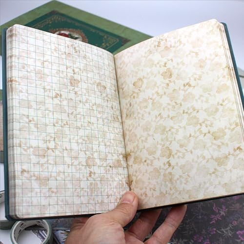 Diuhofart Vintage Scrapbooking Supplies Kit, 185pcs Junk Journal Kit with Scrapbook Paper Sticker Aesthetic Notebook Scrapbook Kit, Art Craft DIY Gift for Adult Women - Image 5